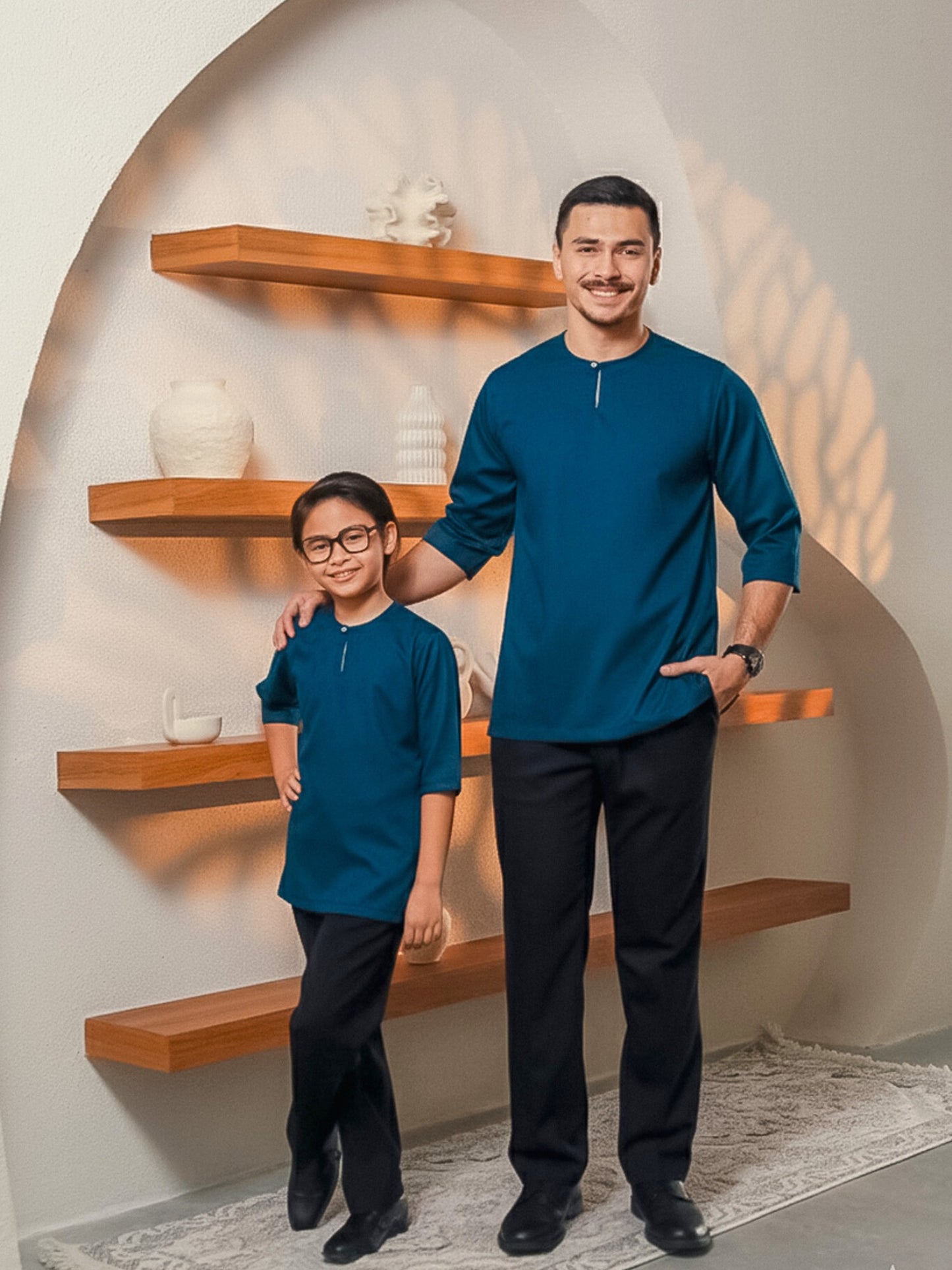 Kurta Yaakub - Teal Blue