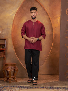 Kurta Shuib - Burgundy