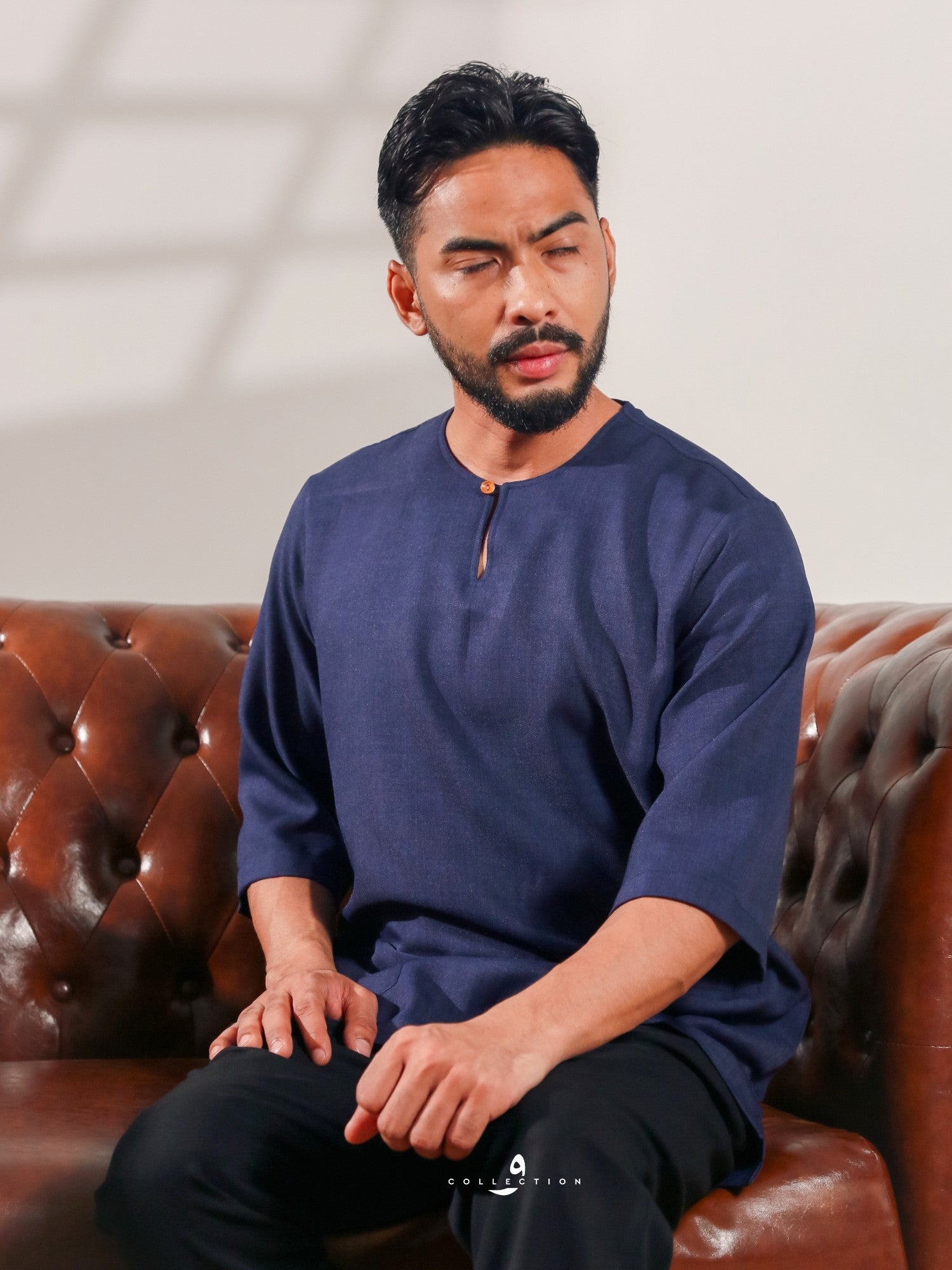 Kurta Musa - Navy Blue