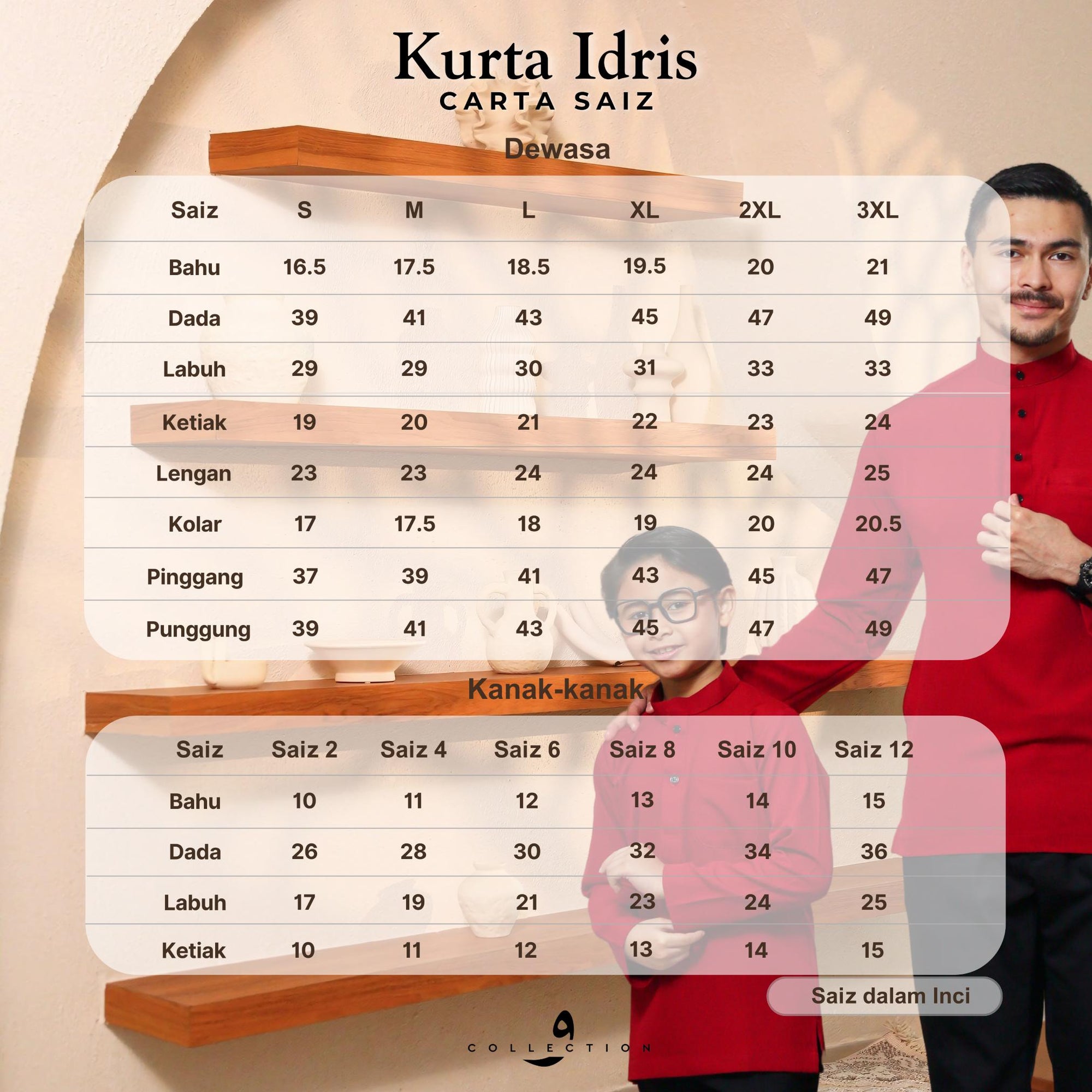 Kurta Idris - Sky Blue