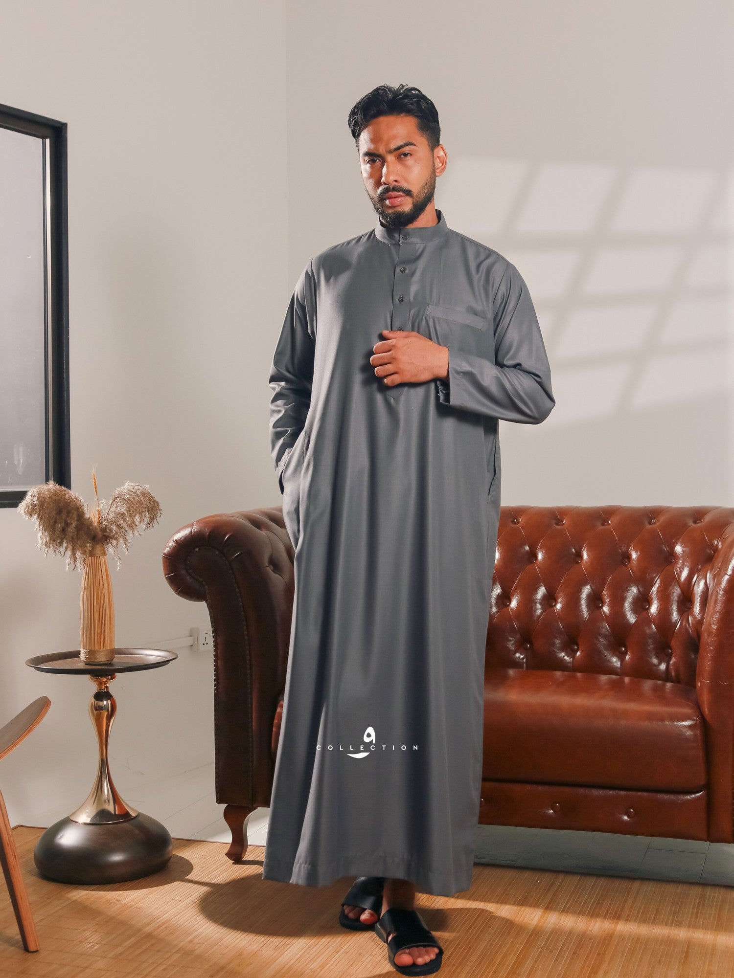 Jubah Abu Bakar - Gray