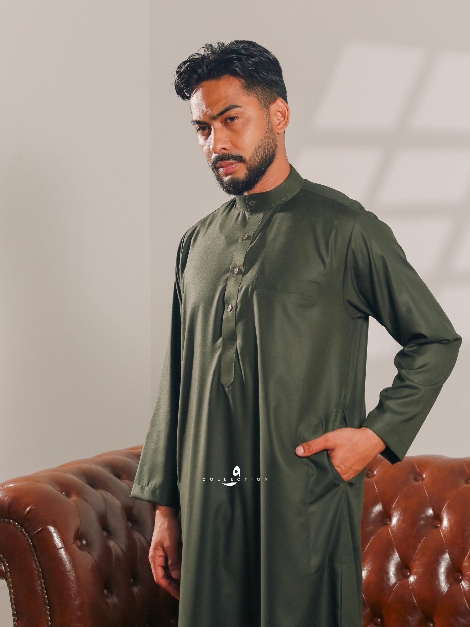 Jubah Abu Bakar - Leaf Green
