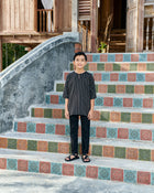 Kurta Ishak Linen - Black
