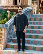 Kurta Ishak Linen - Black