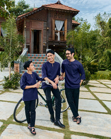 Kurta Shuib - Navy Blue