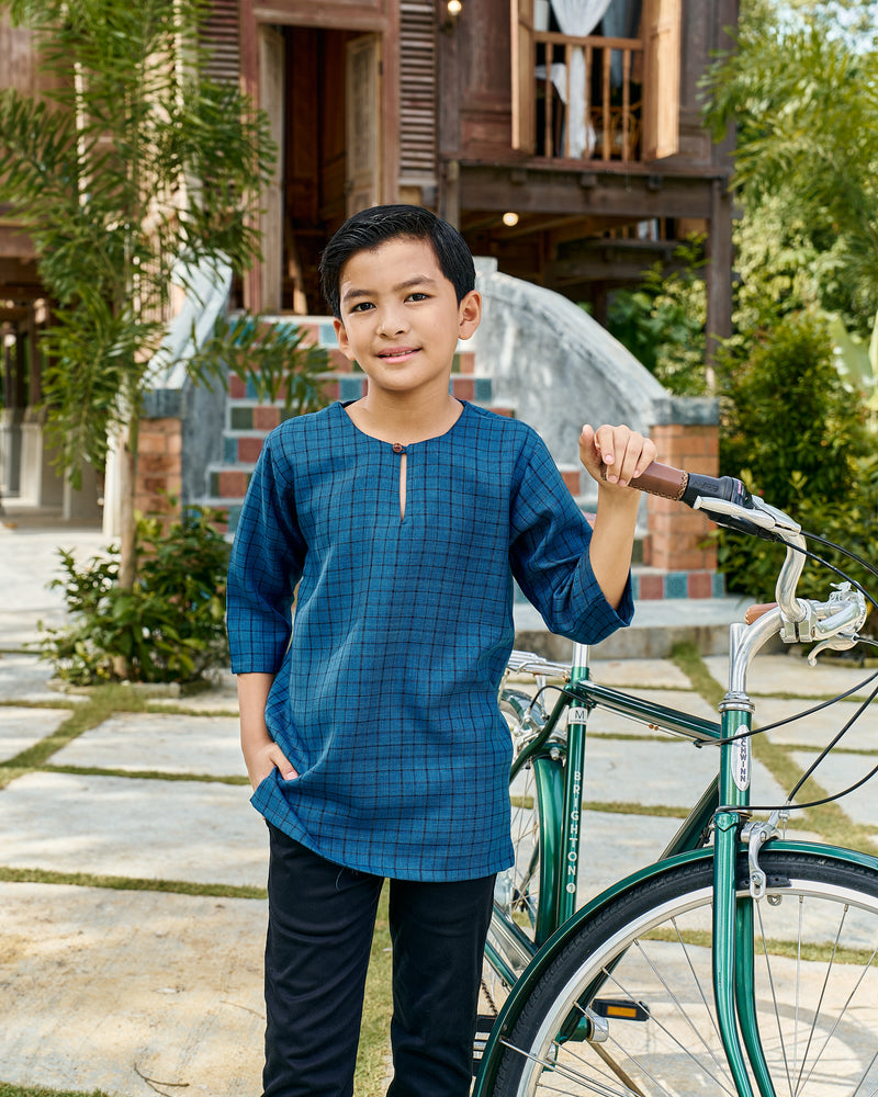 Kurta Shuib - Teal Blue