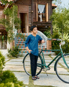Kurta Shuib - Teal Blue