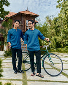 Kurta Shuib - Teal Blue