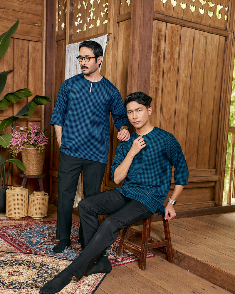 Kurta Yunus - Teal Blue