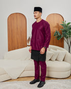 Baju Melayu Teluk Belanga - Burgundy