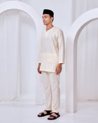 Baju Melayu Teluk Belanga - Soft Yellow
