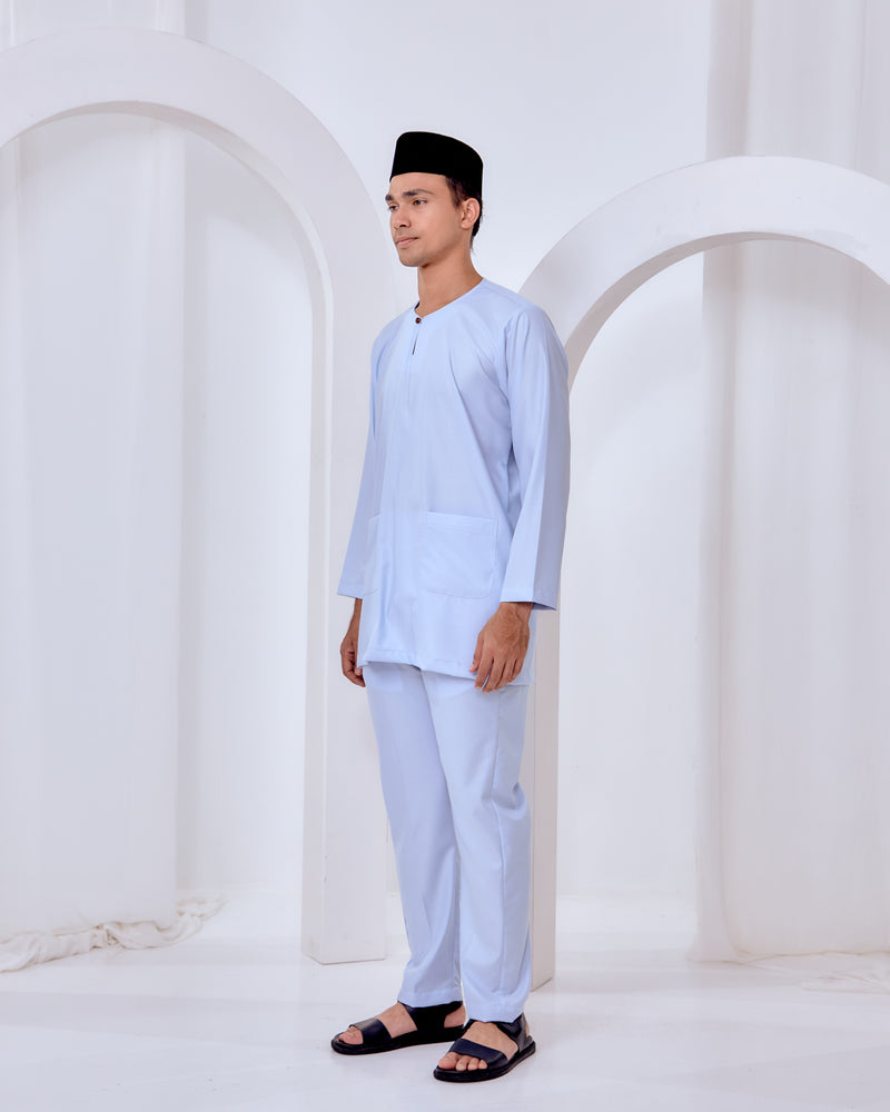 Baju Melayu Teluk Belanga - Baby Blue