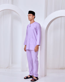Baju Melayu Teluk Belanga - Lilac