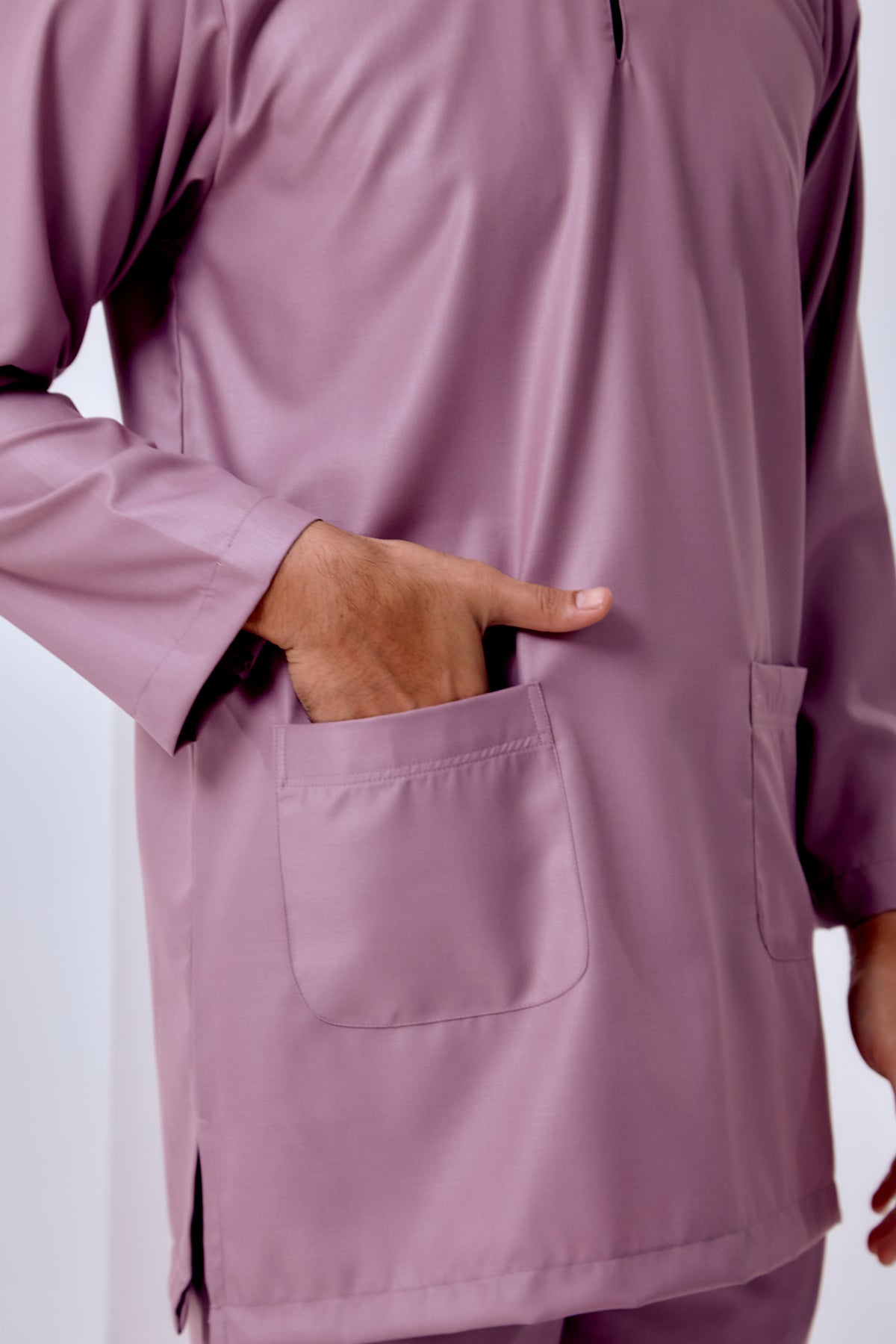 Baju Melayu Teluk Belanga - Dusty Purple