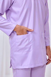 Baju Melayu Teluk Belanga - Lilac