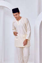 Baju Melayu Teluk Belanga - Soft Yellow