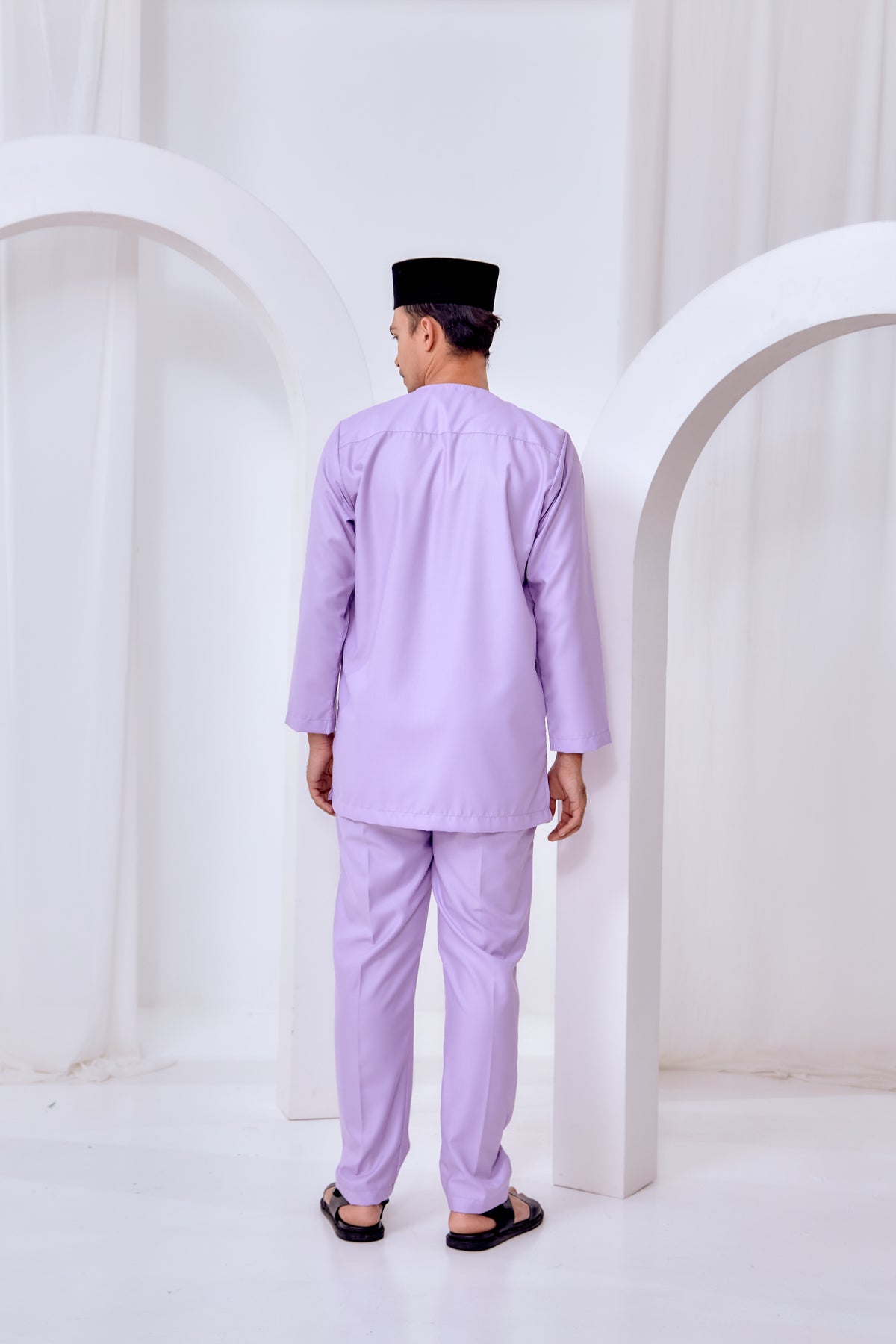 Baju Melayu Teluk Belanga - Lilac