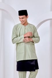 Baju Melayu Teluk Belanga - Sage Green