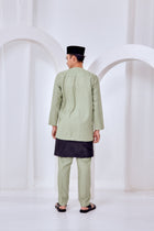 Baju Melayu Teluk Belanga - Sage Green