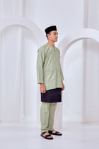 Baju Melayu Teluk Belanga - Sage Green