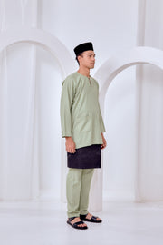 Baju Melayu Teluk Belanga - Sage Green