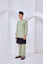 Baju Melayu Teluk Belanga - Sage Green