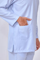 Baju Melayu Teluk Belanga - Baby Blue