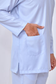 Baju Melayu Teluk Belanga - Baby Blue